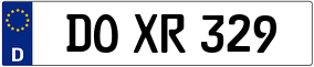 Truck License Plate